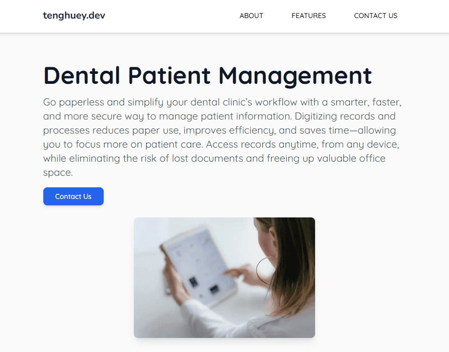 Dental Patient Management