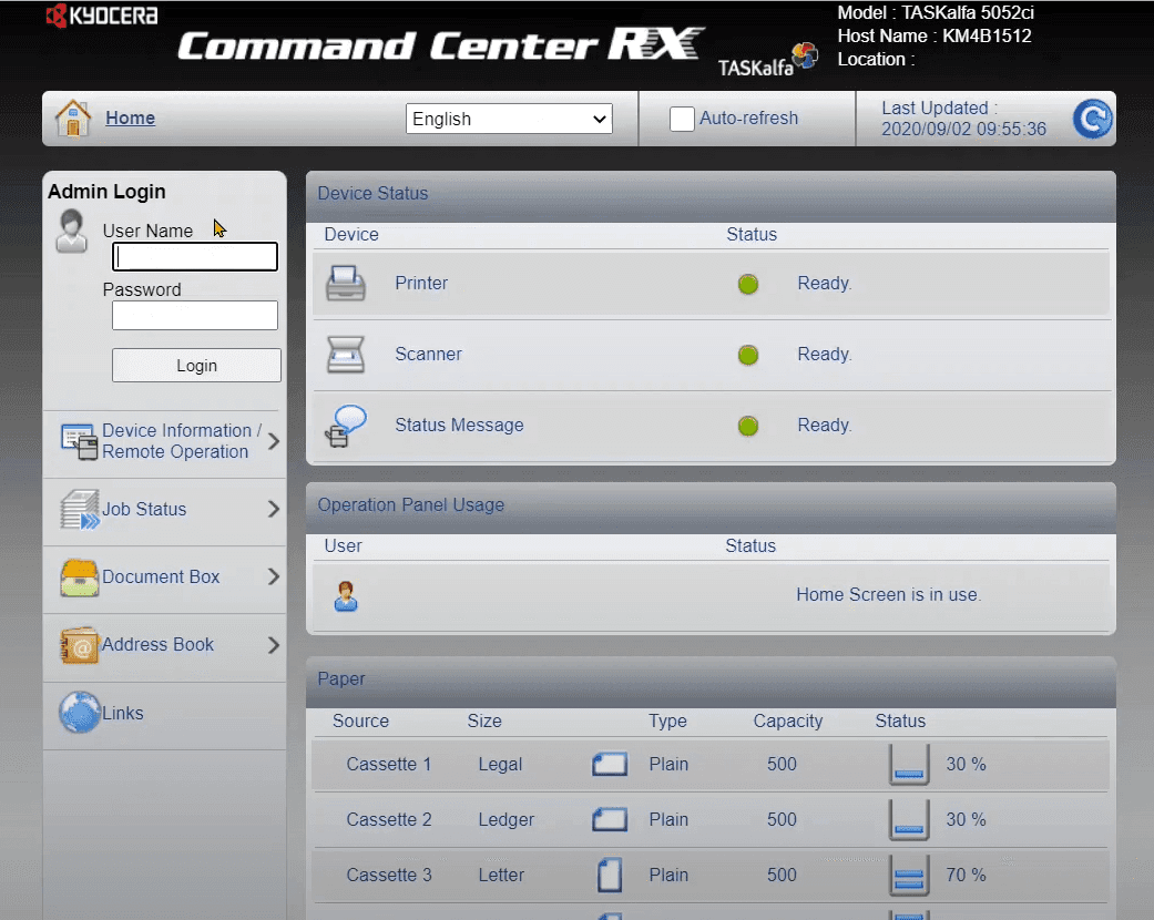 Command Center RX